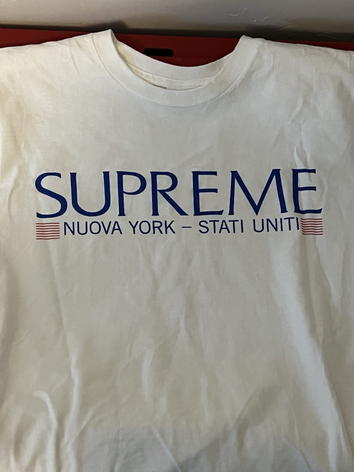 Supreme Nuovo York Tshirt Size XL Men’s White FW20 100% Authentic gallery