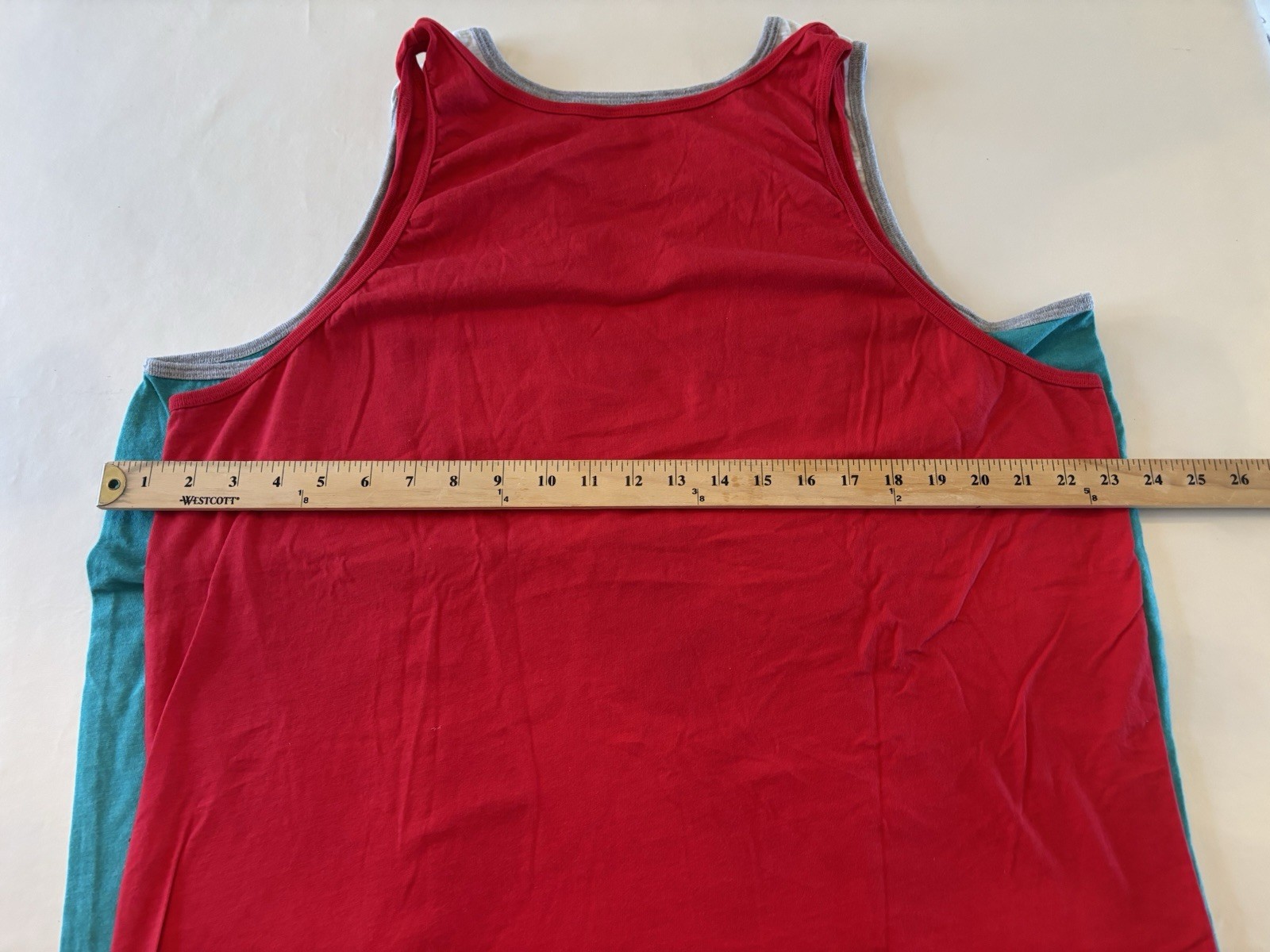 George Men's XL Colorblock & Unbranded Tank Top Scoop Neck Cotton Blend Lot Of 2 gallery