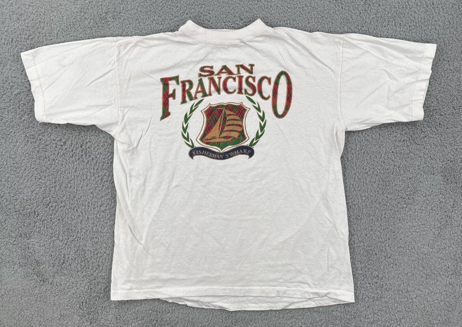 Vintage Fisherman’s Wharf San Francisco California 90s Medium T Shirt gallery