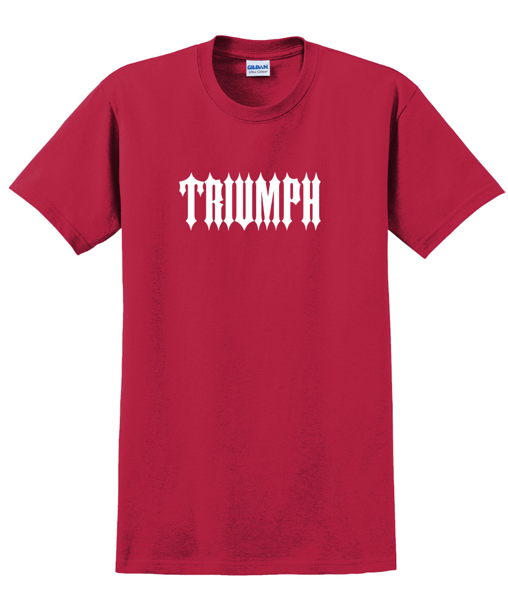 Triumph T-Shirt Short Sleeve Graphic Tees Unisex Apparel inspirational Designs gallery