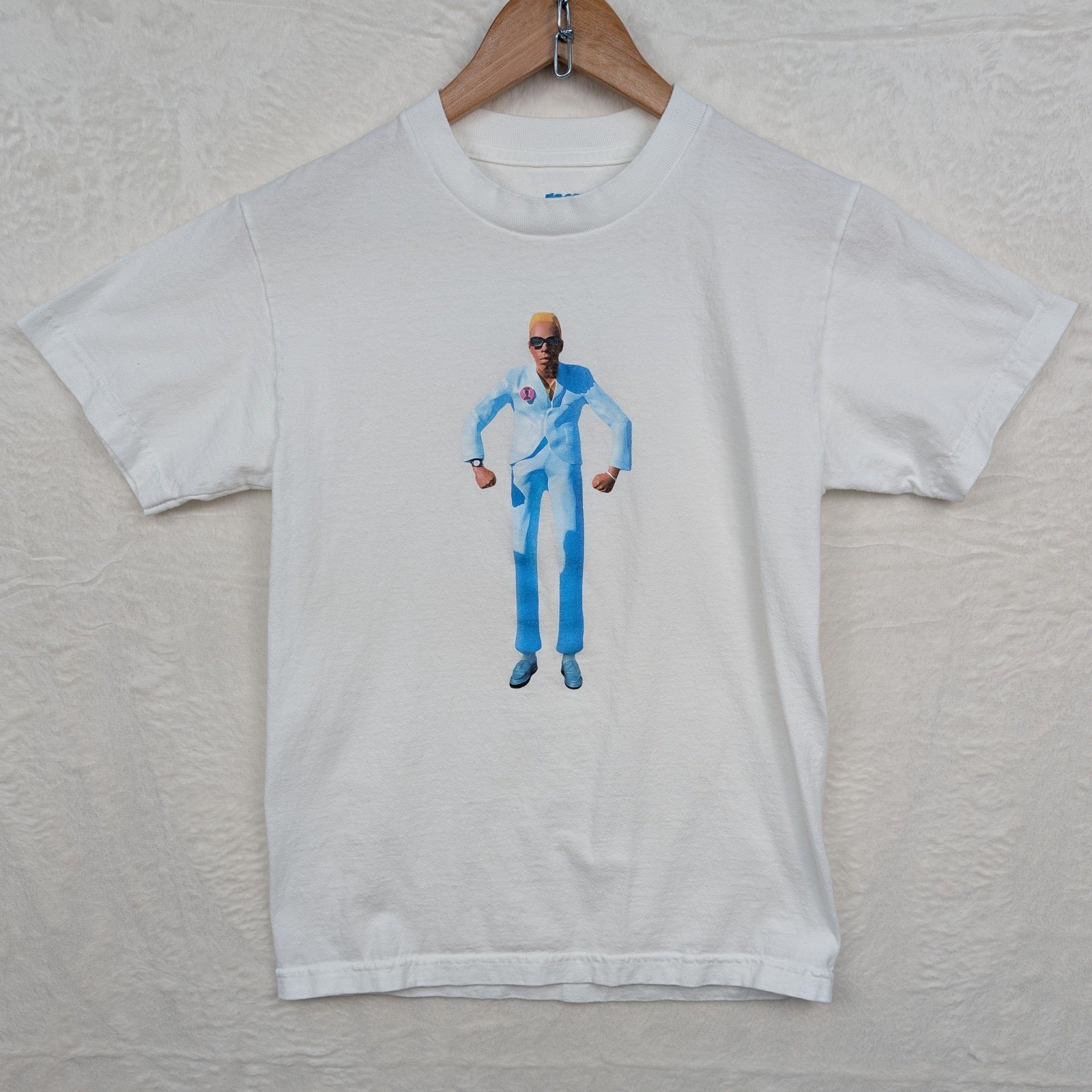 Tyler The Creator Golf Wang T-Shirt Men's S White Blue Suit IGOR Tour Merch gallery