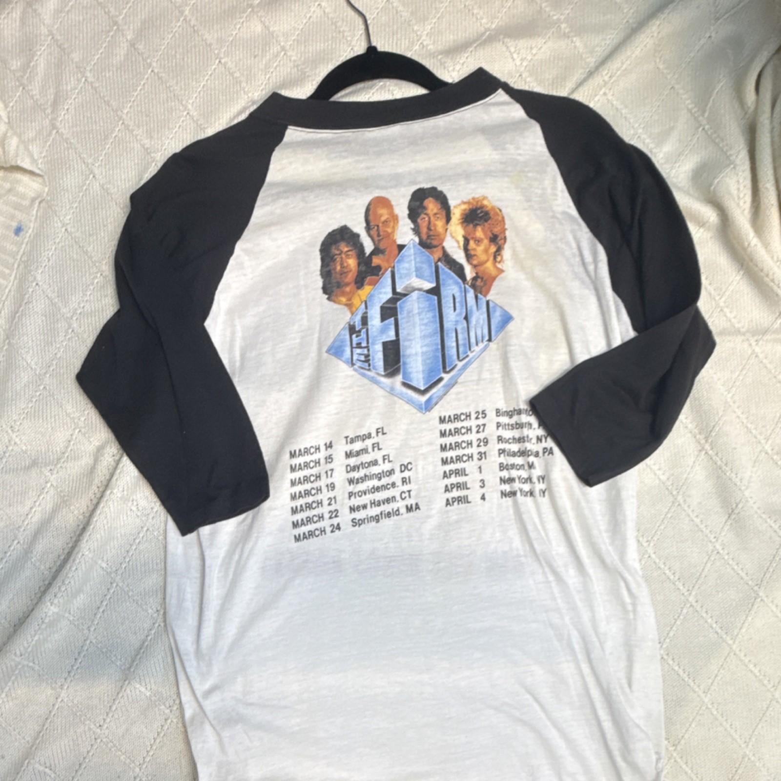 1985 THE FIRM vtg concert tour jersey shirt (XL) 80's Jimmy Page Led Zeppelin gallery