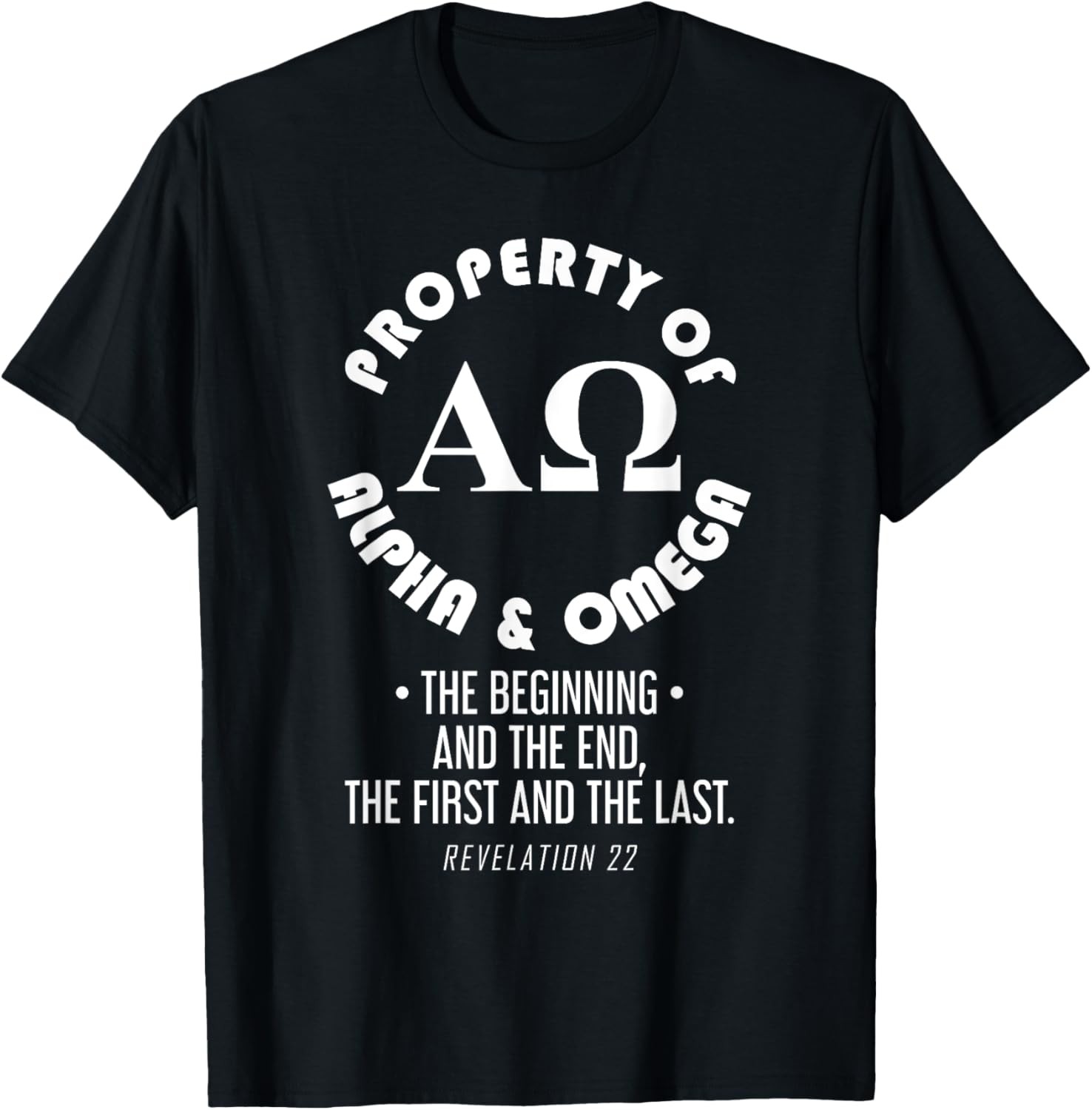 Property of Alpha Omega Christian Dad Tshirt T-Shirt gallery