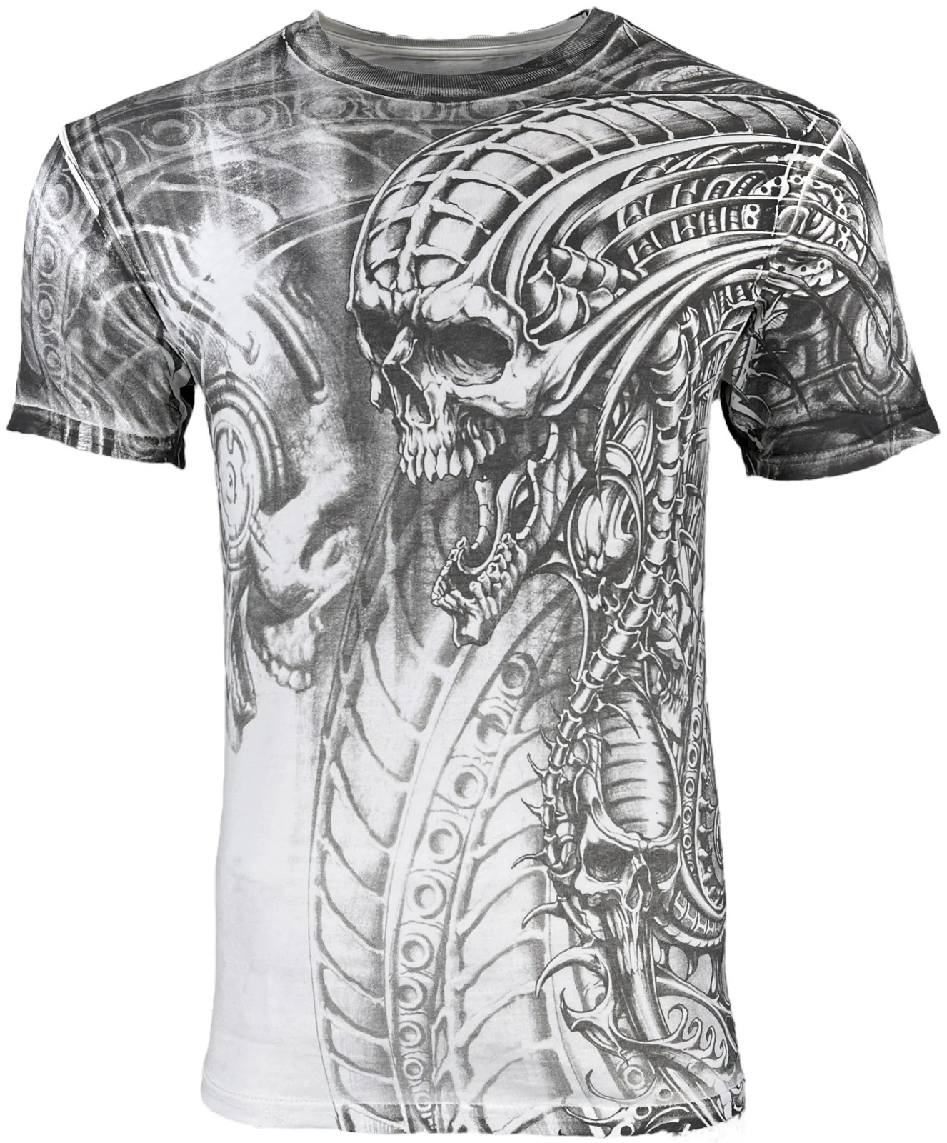Xtreme Couture By Affliction Men's T-Shirt Proto Metal White S-6XL gallery