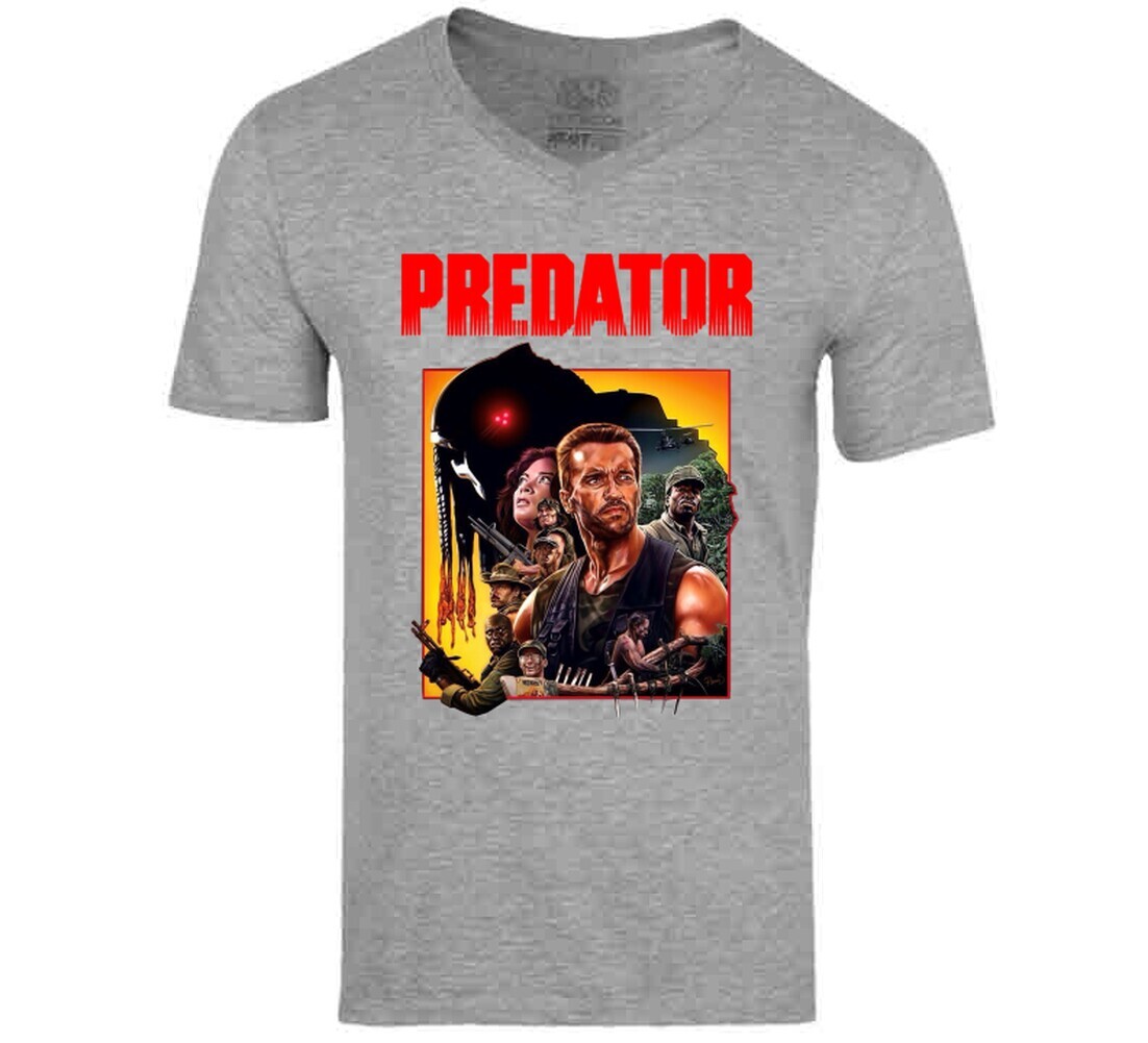 Predetor Action Movie Retro 80's T Shirt gallery
