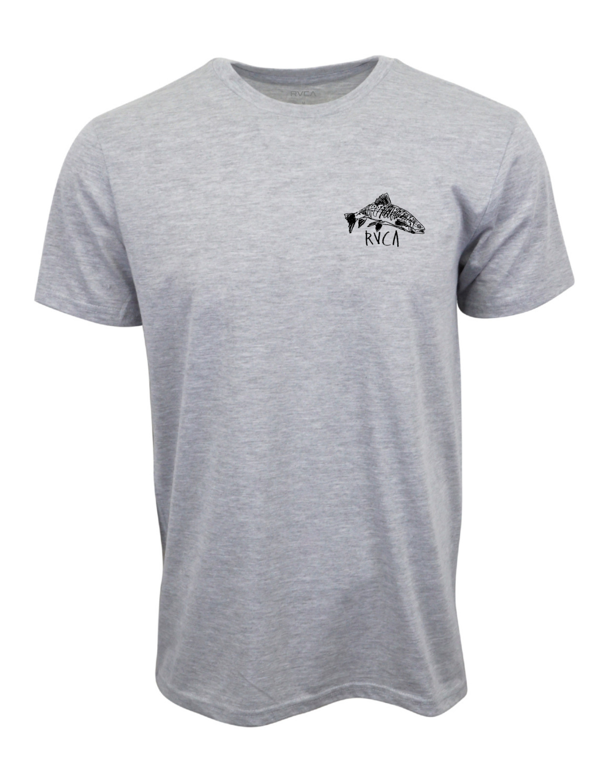 RVCA LIVING DOWNSTREAM FISHING T SHIRT GRAY gallery