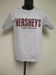 New Hershey’s Chocolate Time Square NY New York Mens Size S Small White Shirt