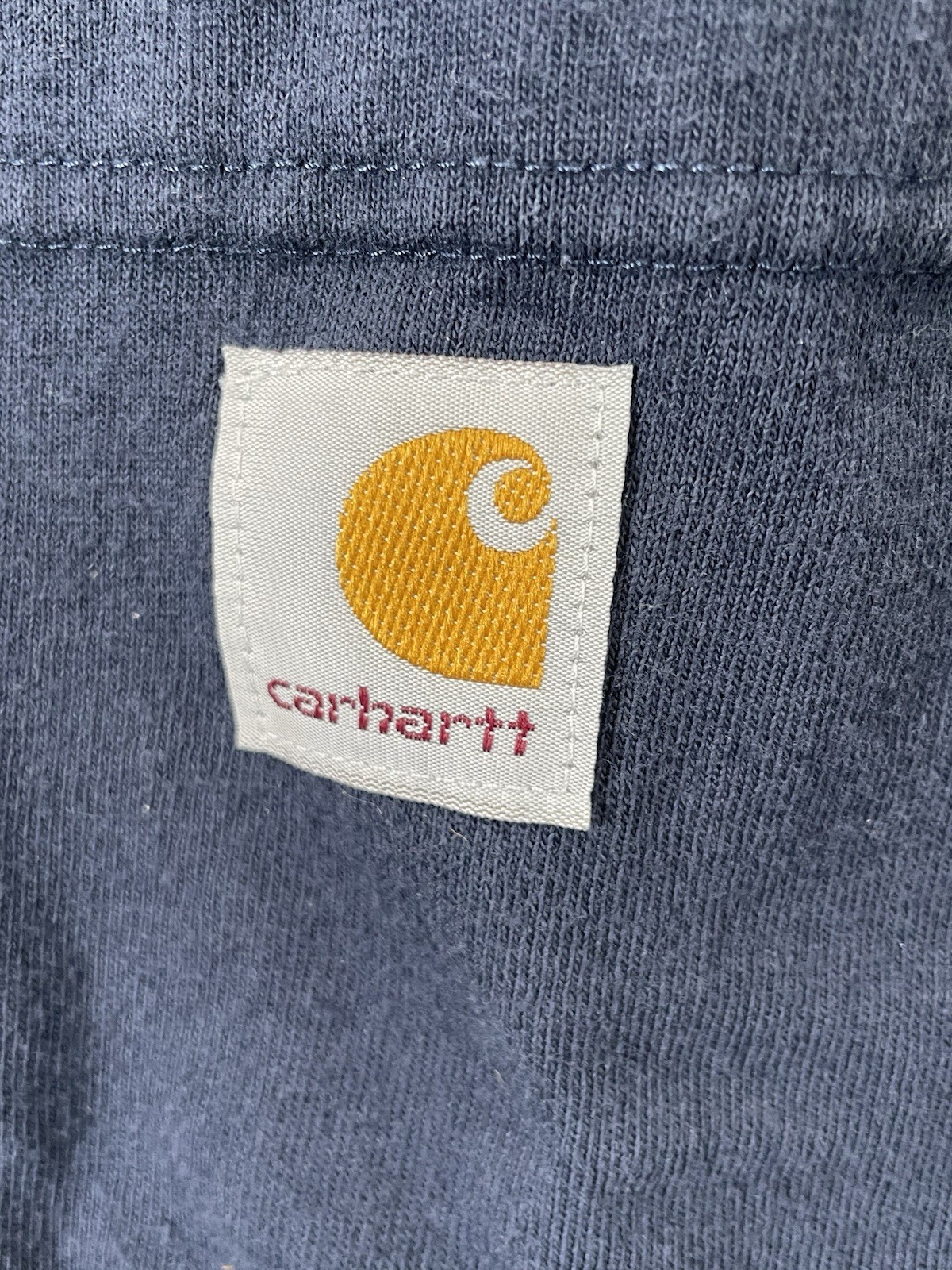 🔥 Carhartt • Blue Gray Loose Fit Short Sleeve Pocket T Shirt • Men’s Sz M gallery