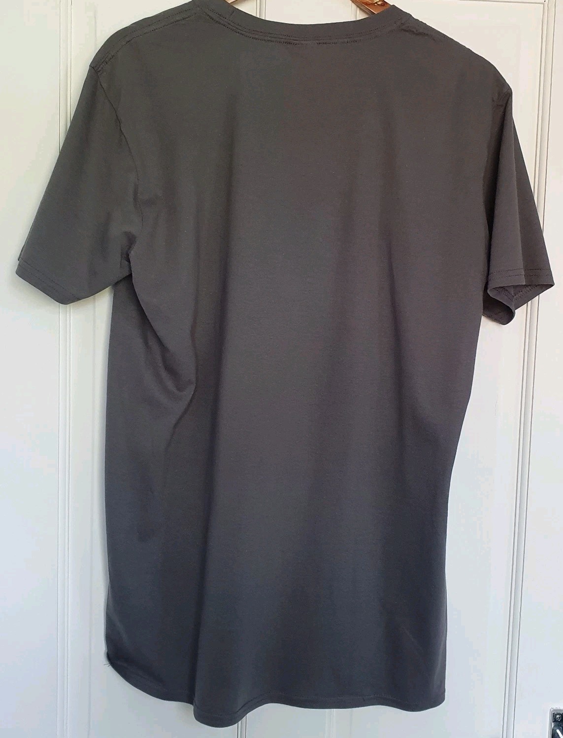 GILDAN Softstyle T-Shirt Grumpy Old Man Club UK L Grey Ringspun L30" Vgc gallery