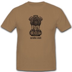 Indian Armed Forces Coat of Arms Emblem India Badge – T Shirt #7222