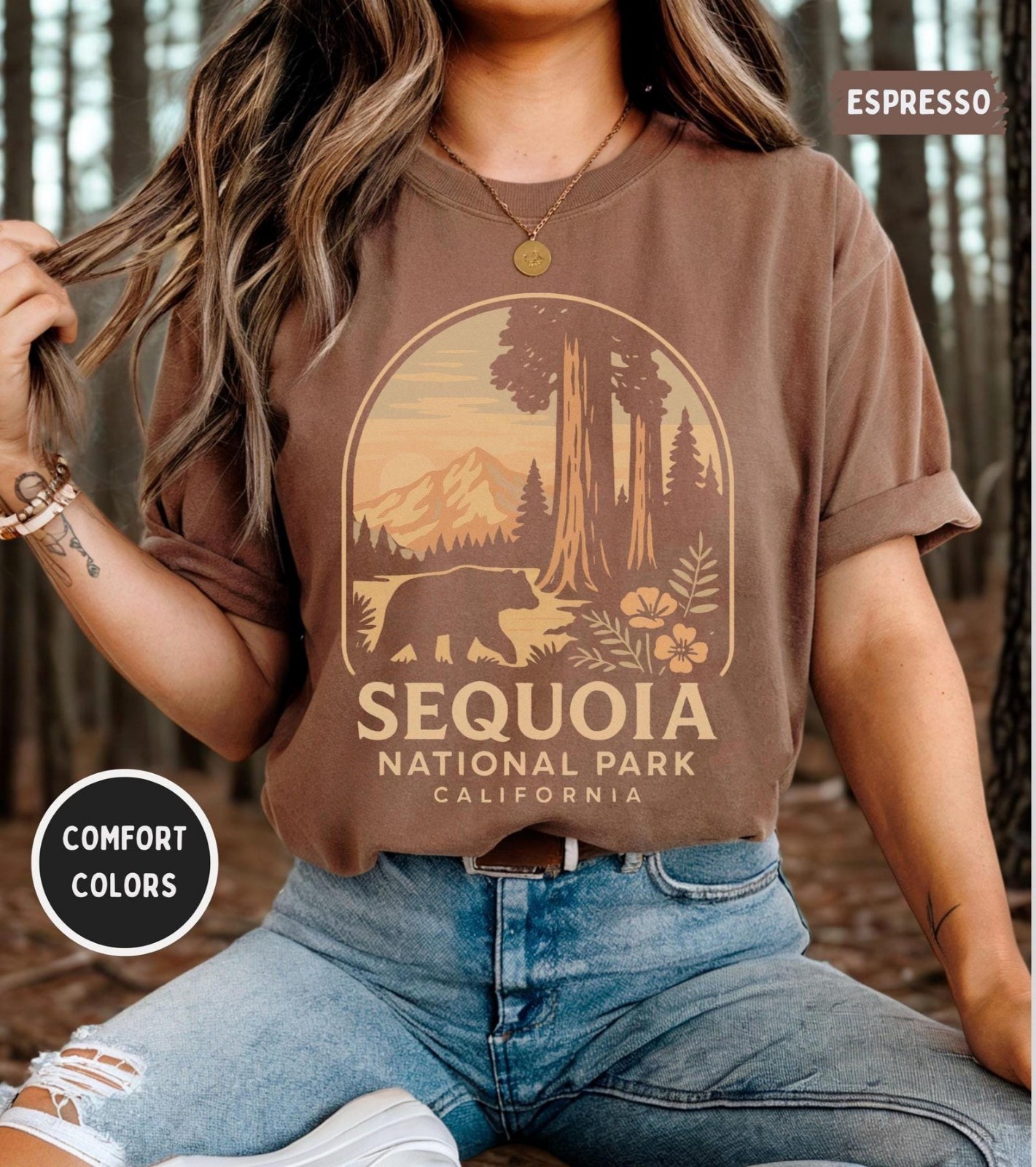 Sequoia National Park Shirt Travel Gift For California Trip Souvenir Tee gallery