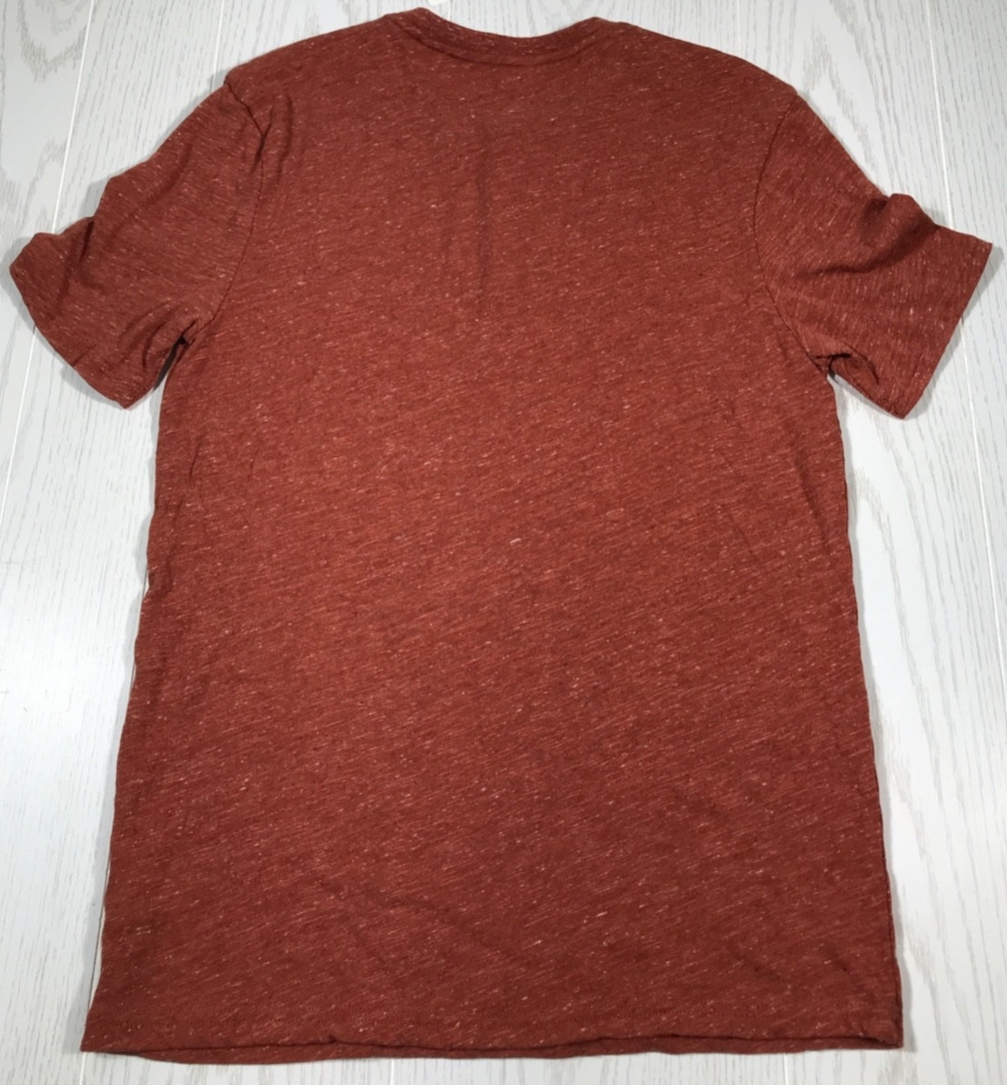 New Lucky Brand Henley Shirt Mens M Red Short Sleeve Cotton Linen Lightweight gallery