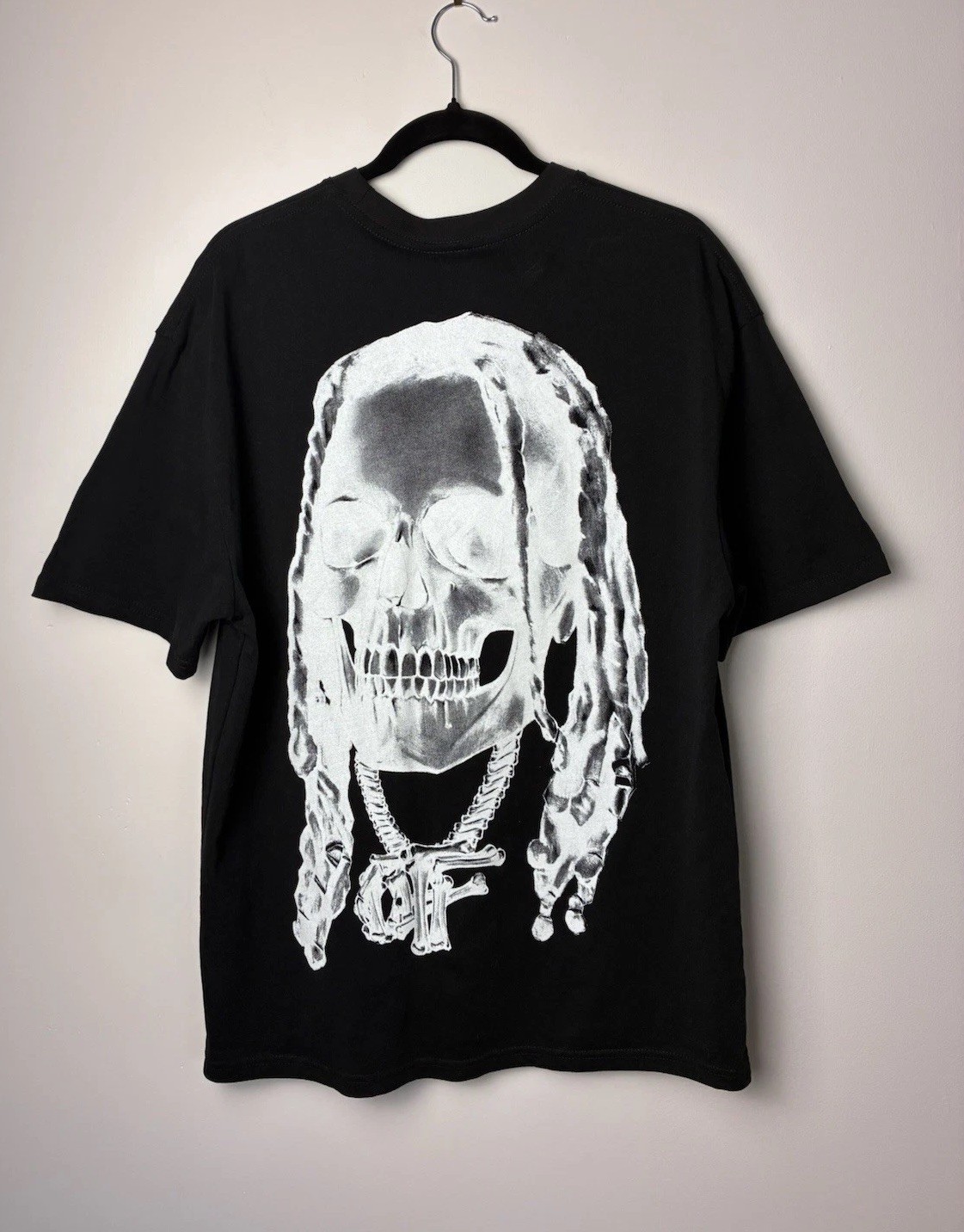 Black Revenge x OTF Lil Durk X-Ray Bones T-shirt - Size M - USA Made - VGC! gallery