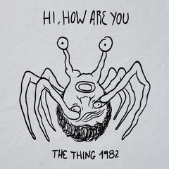 2010’S THE THING X DANIEL JOHNSTON HI HOW ARE YOU SHIRT SZ L Band Movie Tee