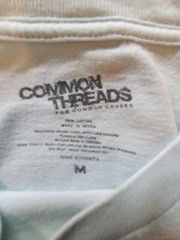 Silent Shout Earth Tee T Shirt Common Threads for Common Causes Sz M 100% Cotton