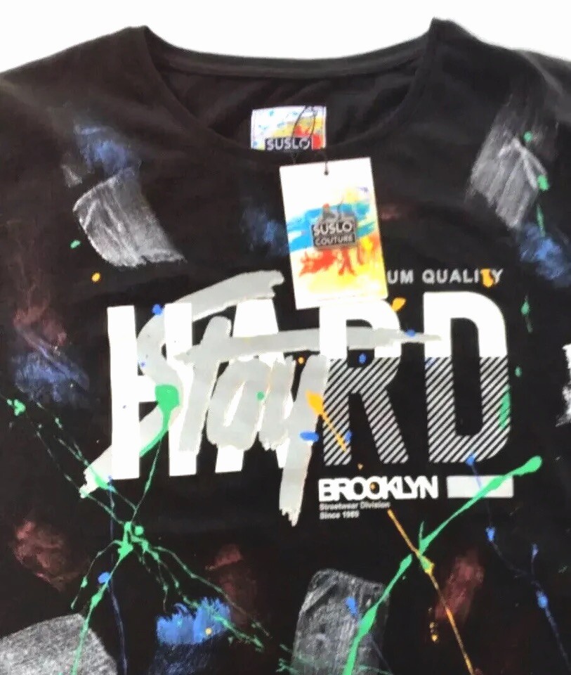 Men's Beautiful Printed t shirt,modern,semi fit, stretch S M L XL…..B2.B gallery