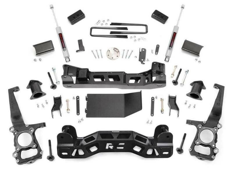 Rough Country 4″ Lift Kit with N3 Struts and N3 Shocks fits 09-10 Ford F150 4WD