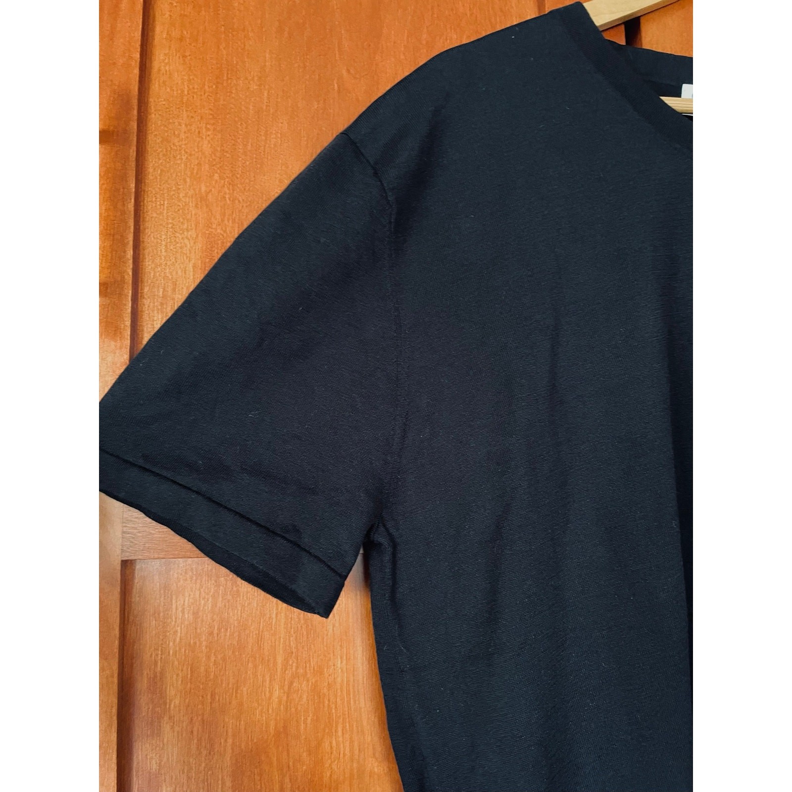 Collars and Co Lucca Cotton and Silk Tee Shirt Black Size 3XL NEW gallery