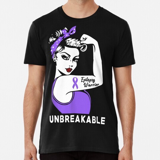 Epilepsy Warrior Unbreakable Awareness Size S to 5XL Made in the USA T-Shirt gallery