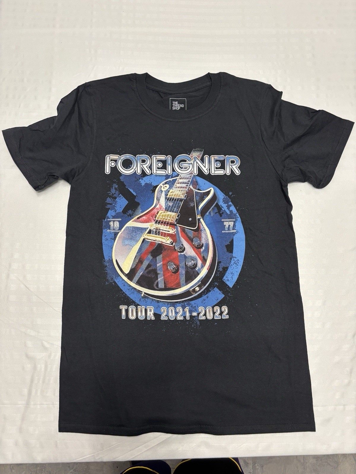 Foreigner U.S. Tour 2021 - 2022 Black Band T-Shirt The Thread Shop Size: S gallery