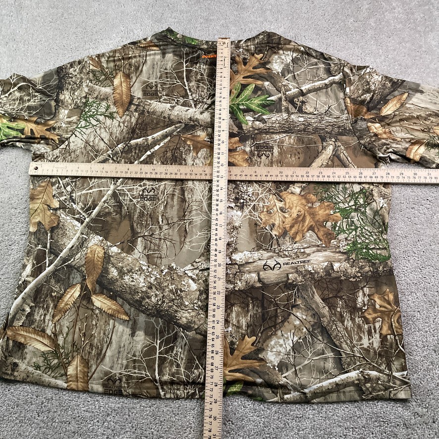 Habit Shirt Mens 2XL Brown Realtree Edge Camo Performance Hunting Scent Factor gallery
