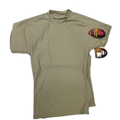 Dri-Duke Moisture Control Compression USGI T-Shirt Men’s Military SAND 2Pc MED