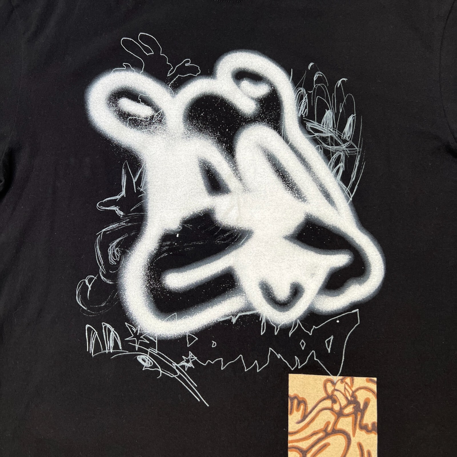 Domrebel Shirt Men Medium Graffiti Sketch Street Graphic Fire Work Party Core Go gallery