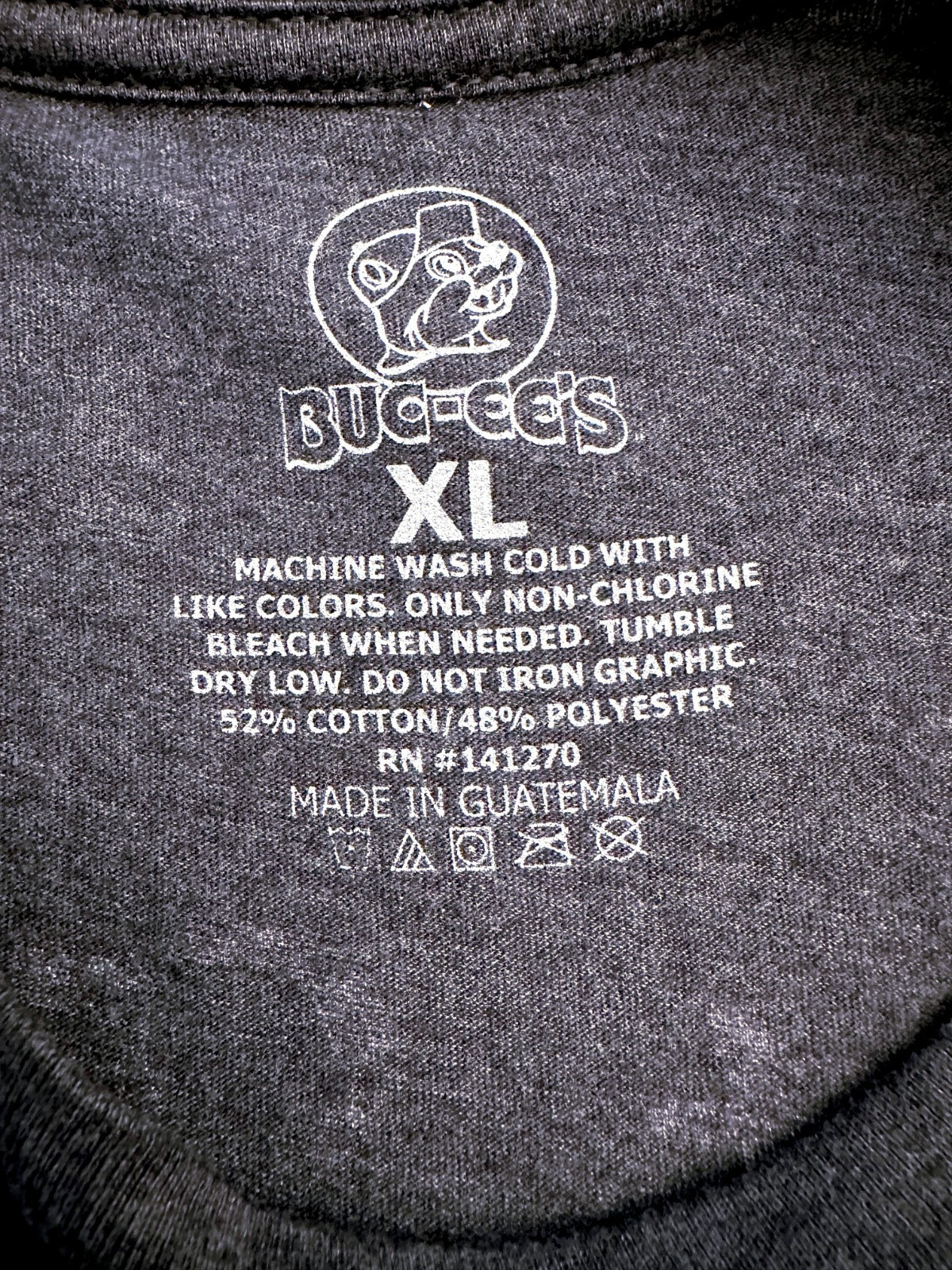 Buc-ee’s Men’s XL Gray Sunflower Graphic T-Shirt Best Things Are Wild & Free gallery