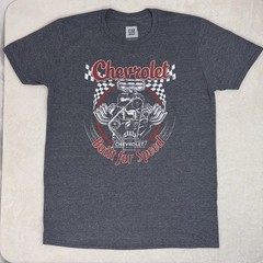 Chevorlet “ Built For Speed” T-Shirt Mens Size Large Gray GM Officially Licensed