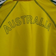Rare Men’s Cricket Australia VB Jersey Shirt Sz small Adidas Green Gold