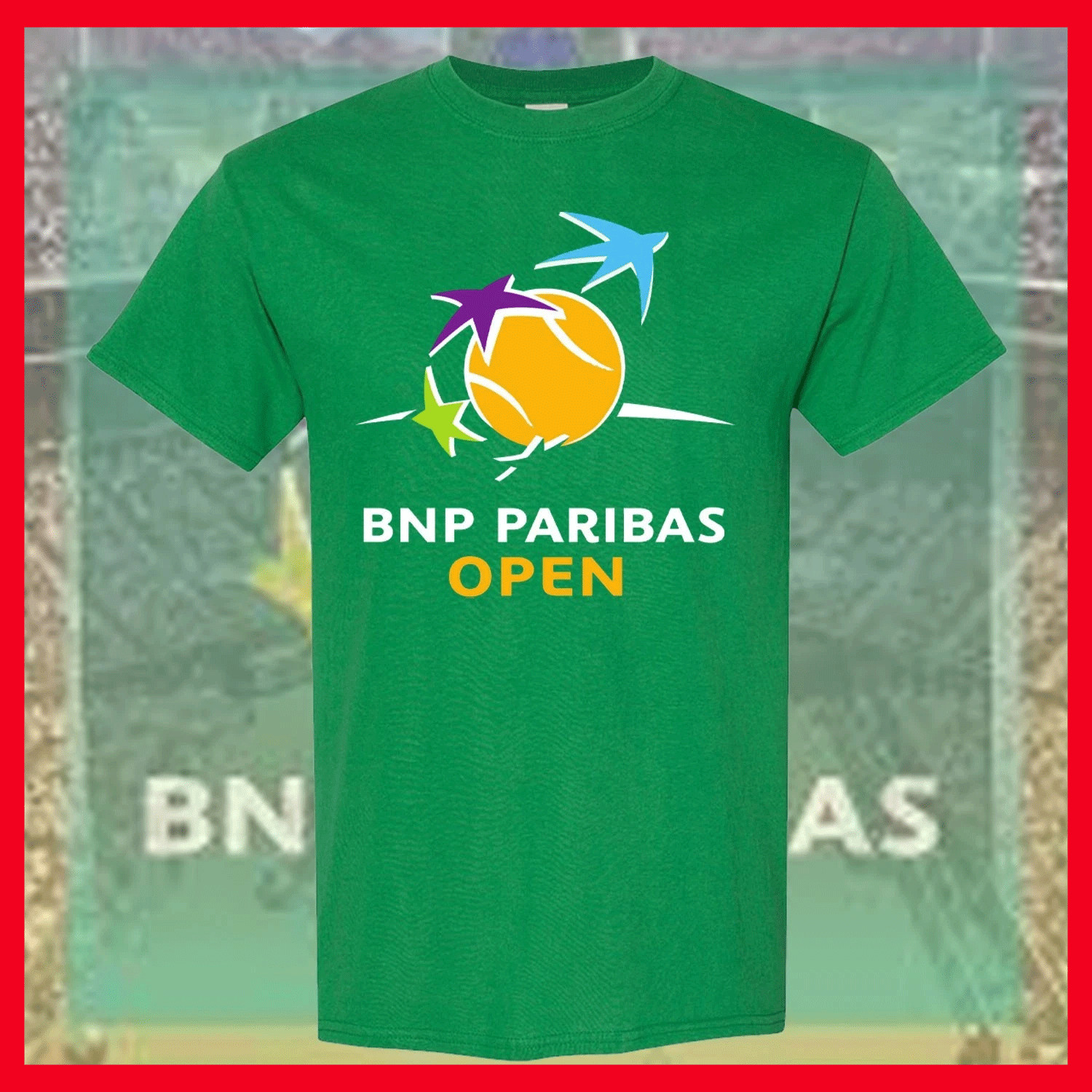 NEW!!! The 2026 BNP Paribas Open Logo Unisex T-shirt All Size S-3XL T-shirt gallery