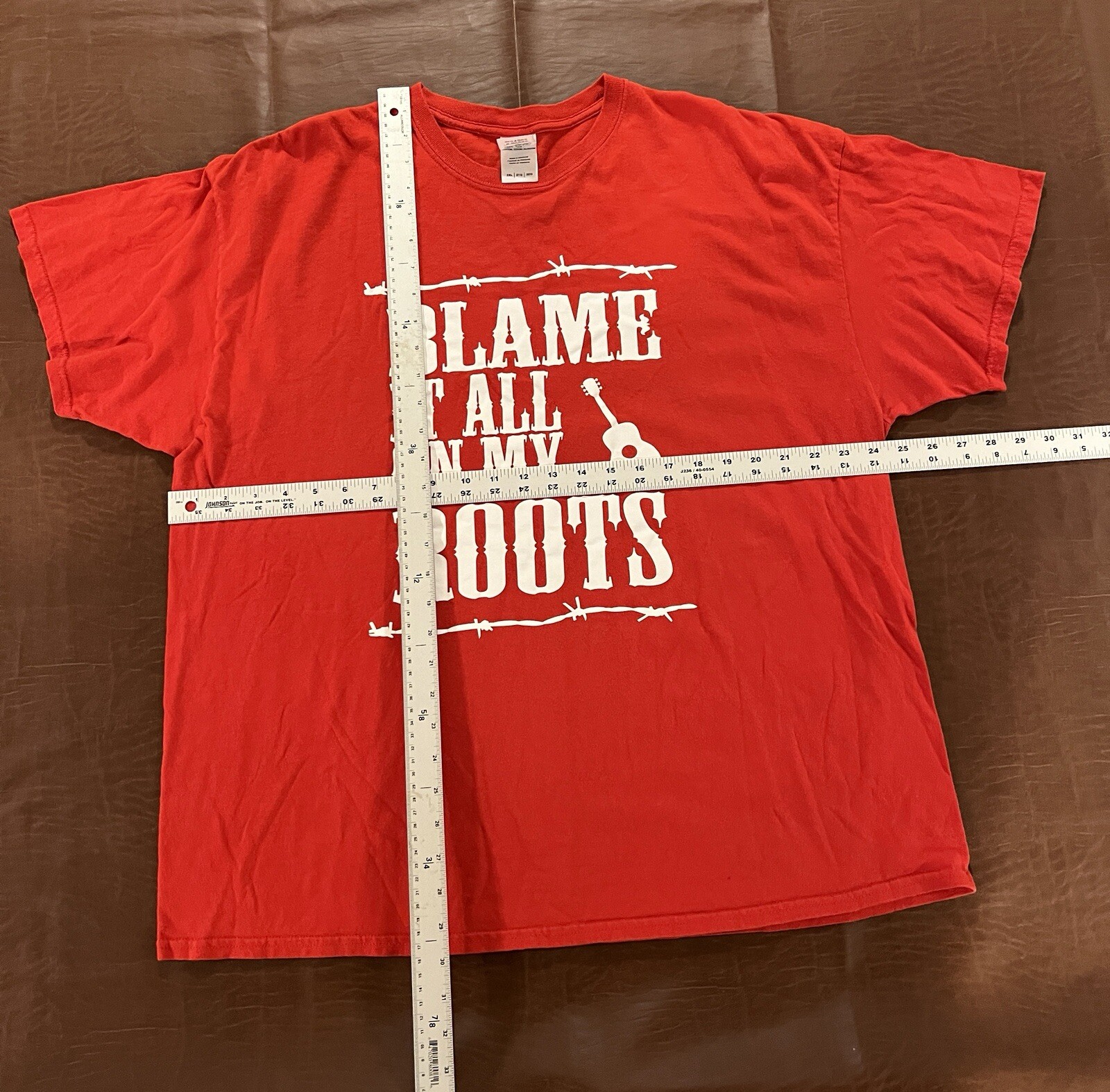 Blame It All On My Roots Country Band Shirt - Size XXL gallery