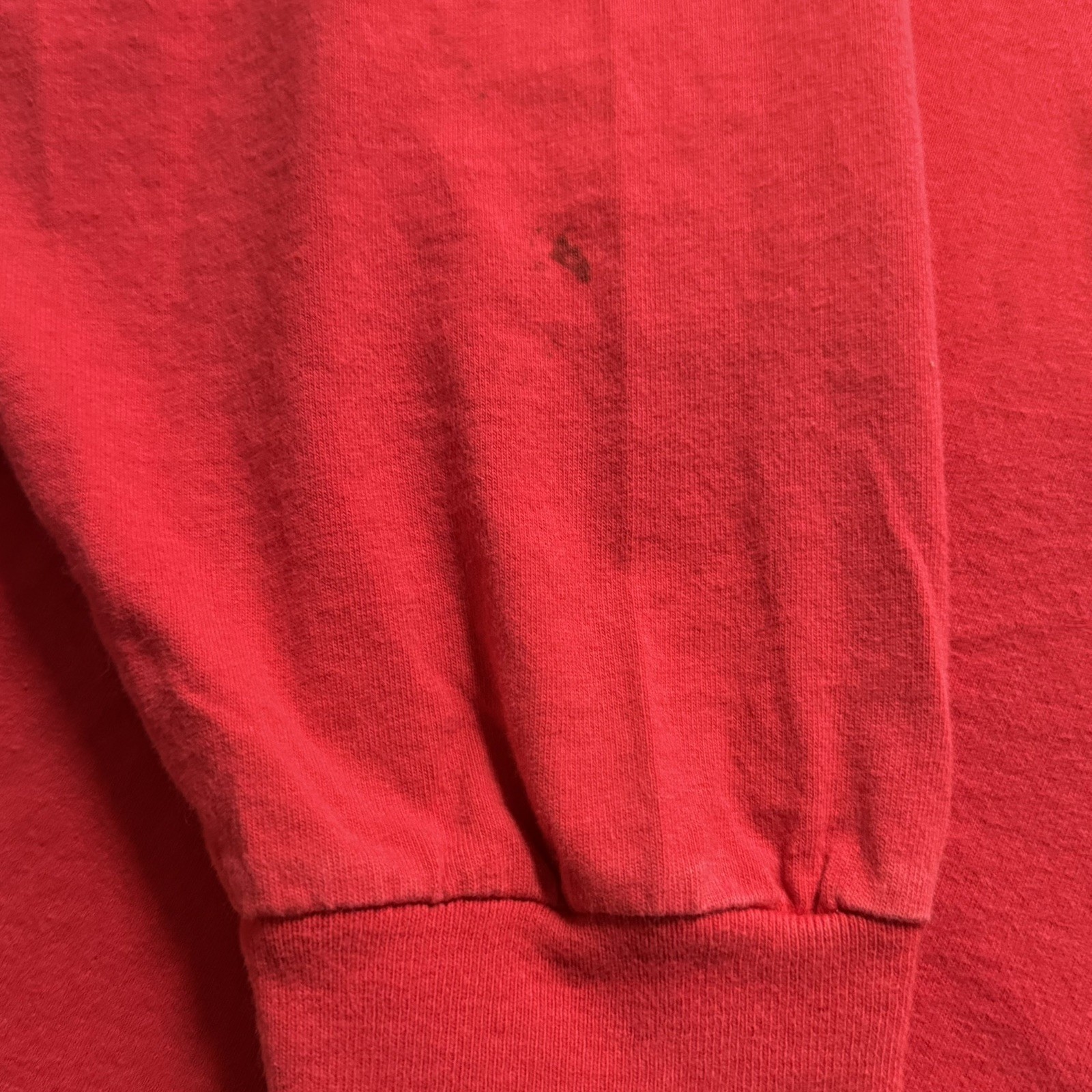 Vintage Iceberg Jeans Red Long Sleeve T Shirt Double Sided Donald Duck Rap RARE gallery