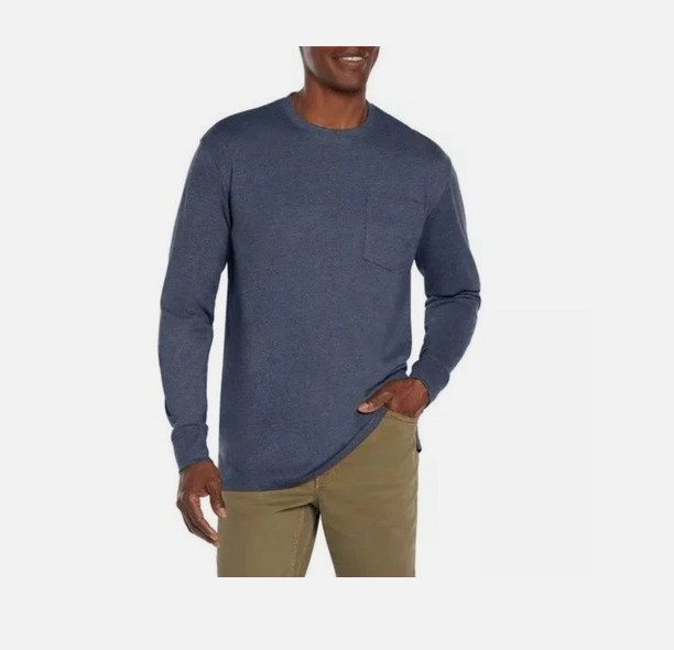 Woolrich Men’s Long Sleeve Pocket Tee, Size & Color Varies