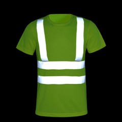 Hi Vis ANSI Class 2 Reflective Safety Work Short Sleeve T Shirts High Visibility