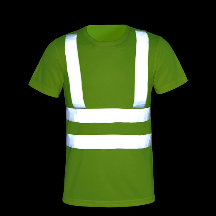 Hi Vis ANSI Class 3 Reflective Safety Green Short Sleeve T Shirt High Visibility gallery
