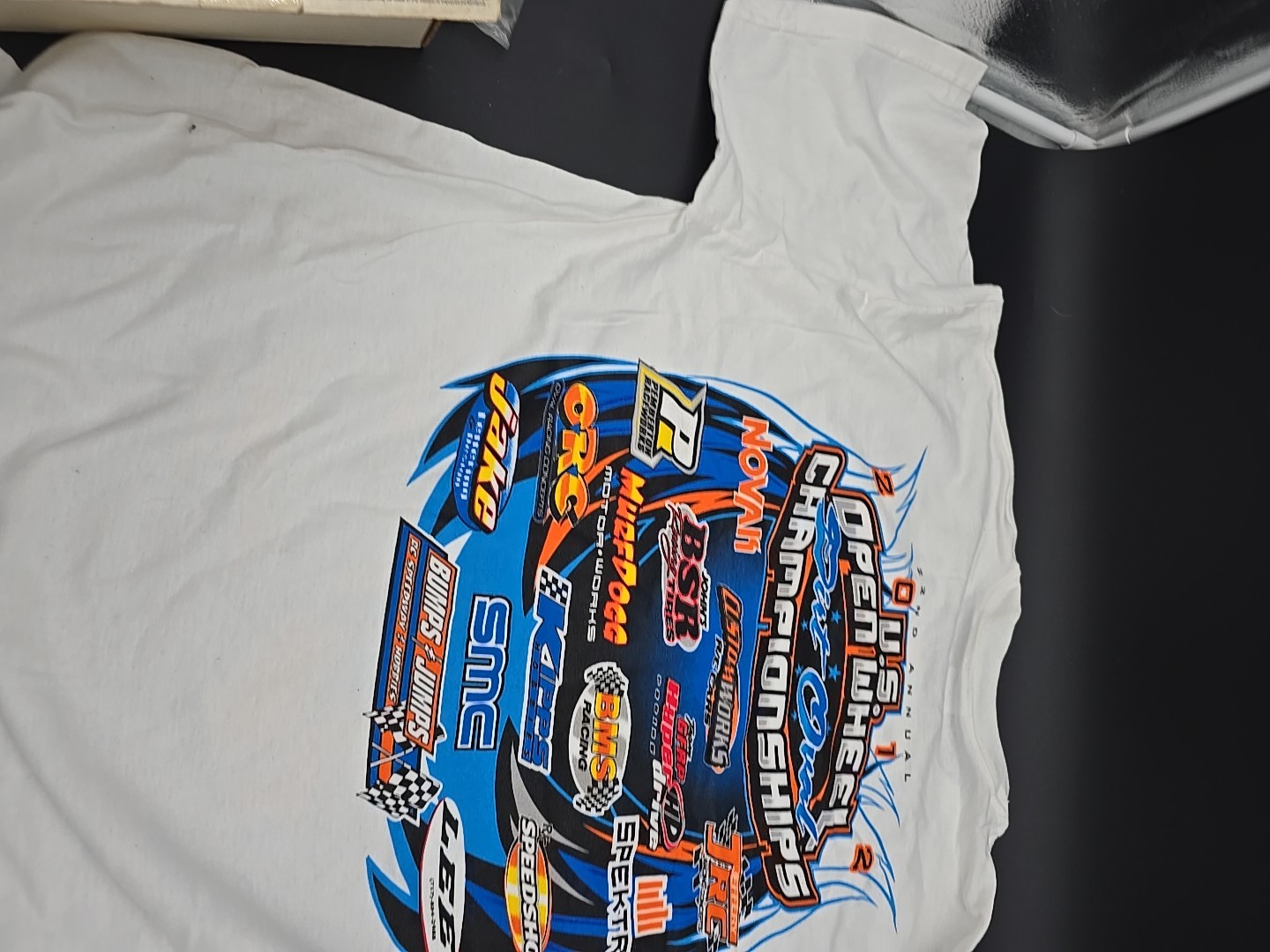 Custom Works 2012 US Open Wheel XL New T SHIRT Dirt Oval Gfrp Bms Bsr Rc Car gallery