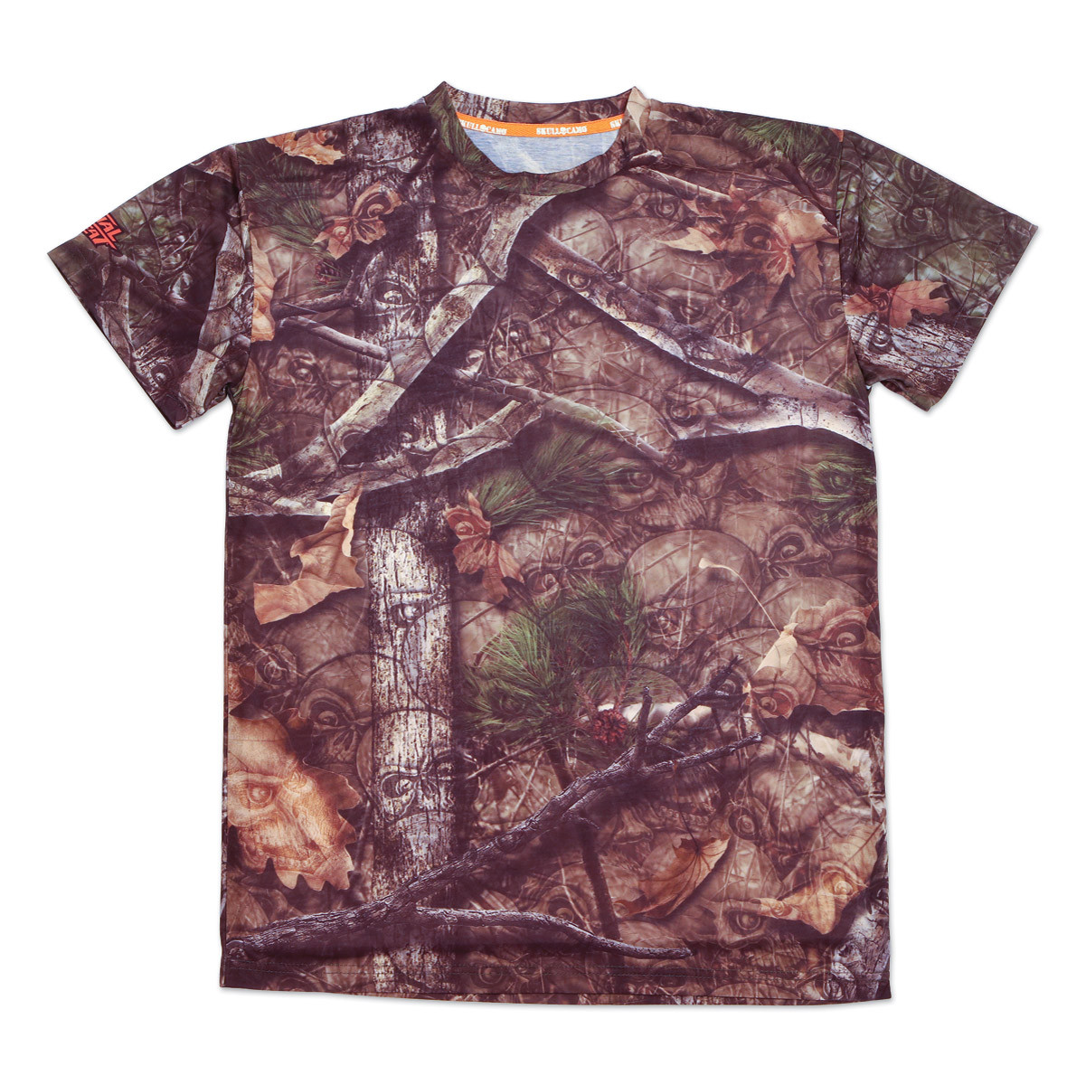 NEW LETHAL THREAT BACKWOODS SKULL CAMO SHORT SLEEVE TEE T-SHIRT XXL 2XL