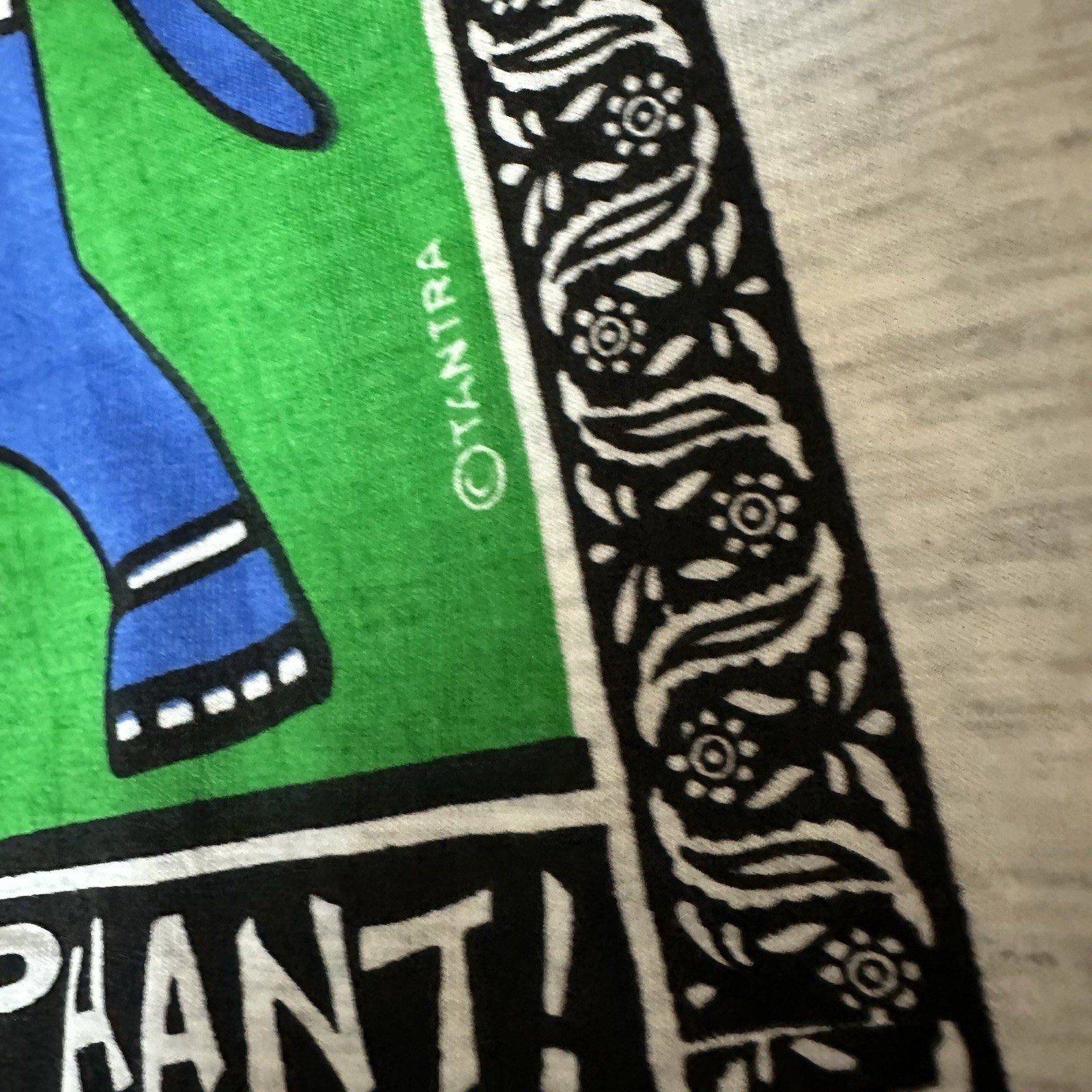 Vtg 90s Tantra India On A Shirt T Shirt Single Stitch Travel Elephant Sz M NWT gallery