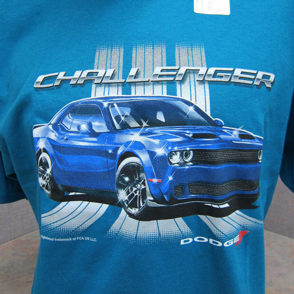 Dodge Challenger GR Car Auto Graphic Cotton T-Shirt Official Licensed gallery