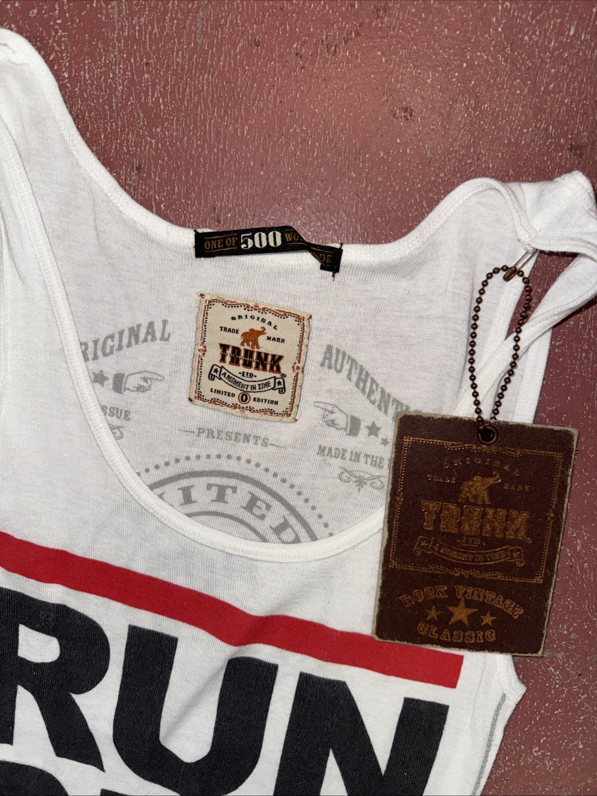 Nwt Vintage Y2K Run Dmc Trunk Ltd Shirt 1 Of 500 Rap Rare Graphic Women’s Tank 0 gallery