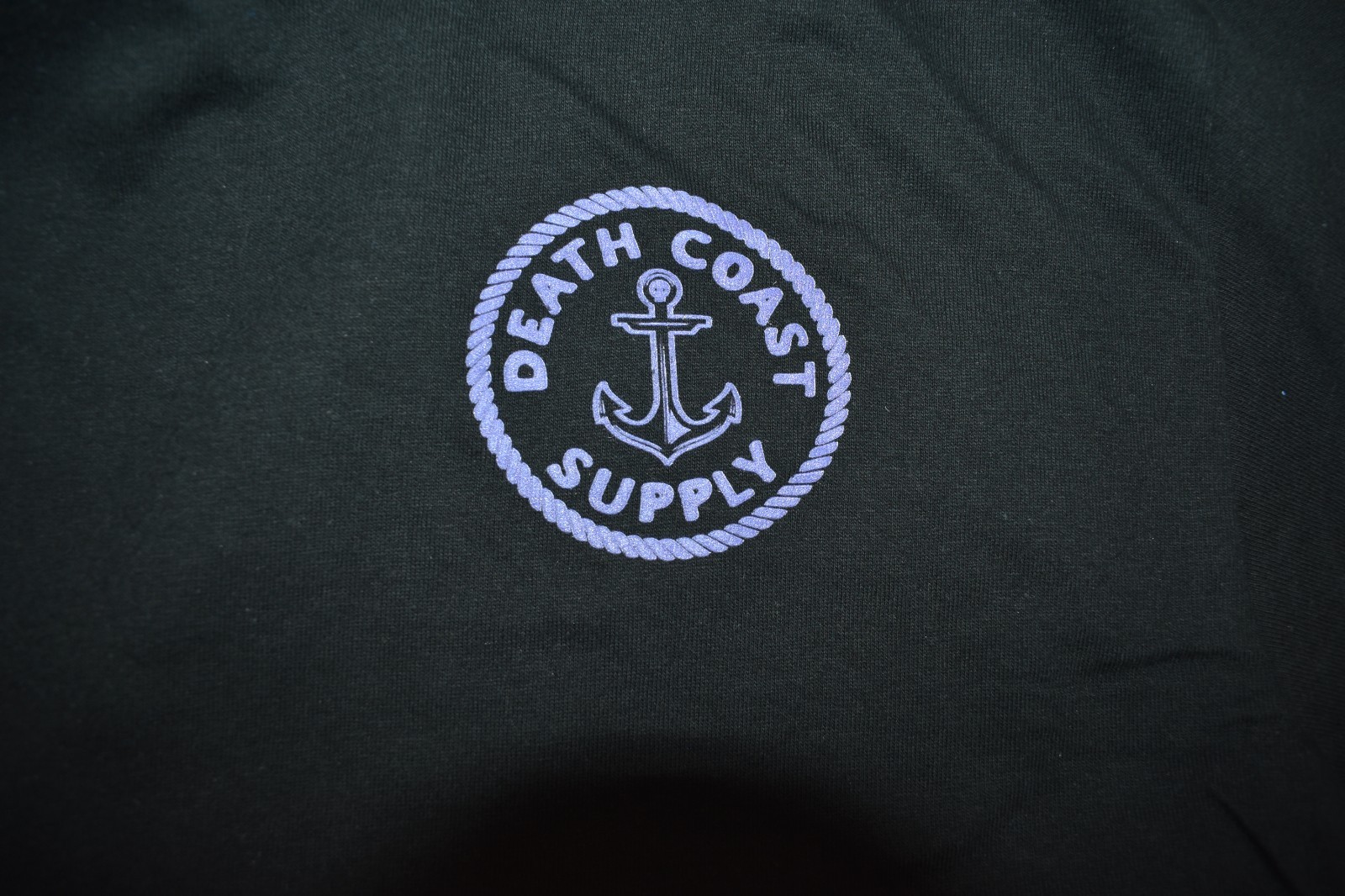 Death Coast Supply Co. Mens Octopuss Grabbing Ship Graphic Black Shirt New S-3XL gallery