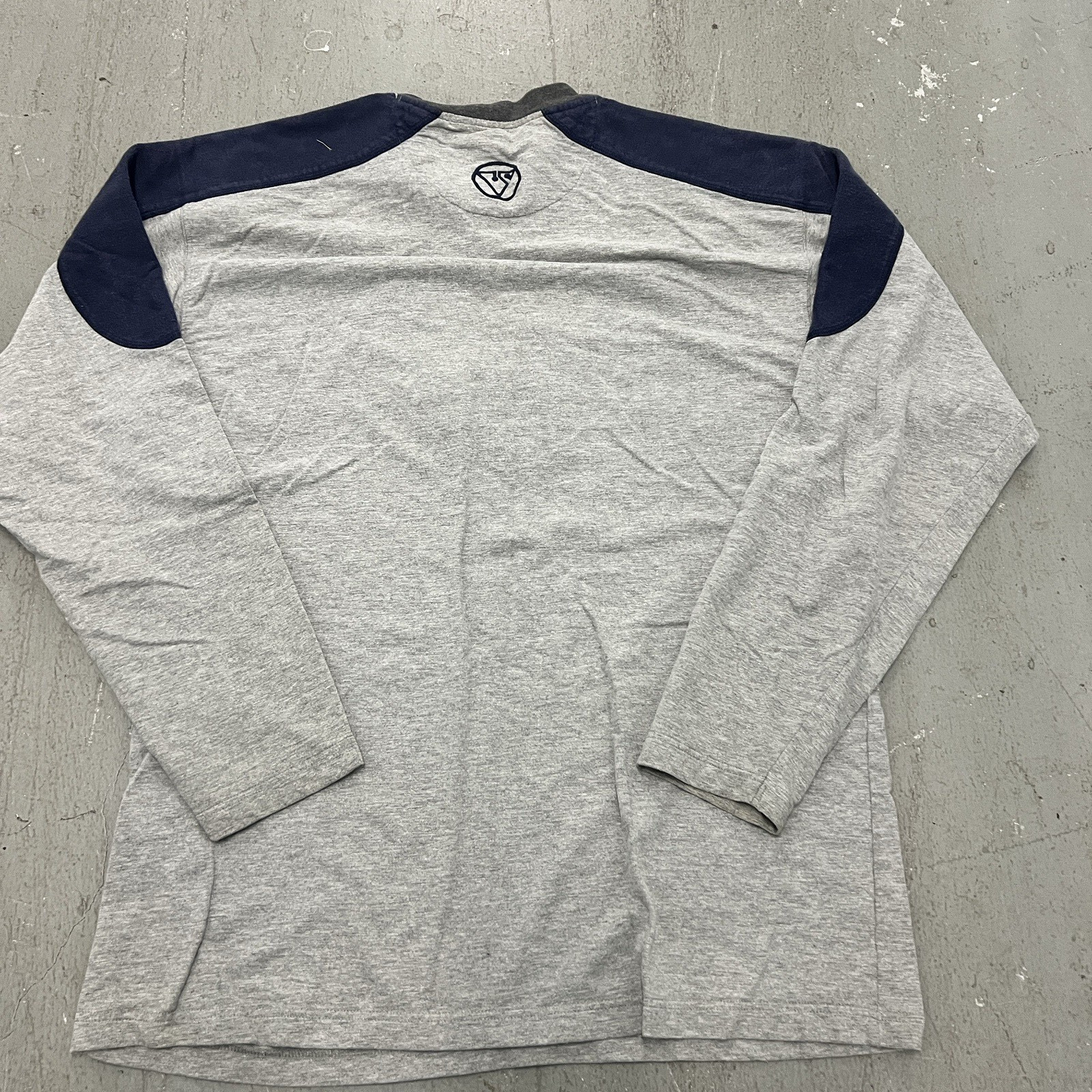 Vintage VOKAL Men's Cubana Shirt Size XL Grey/Blue T Shirt Embroidered Nelly gallery