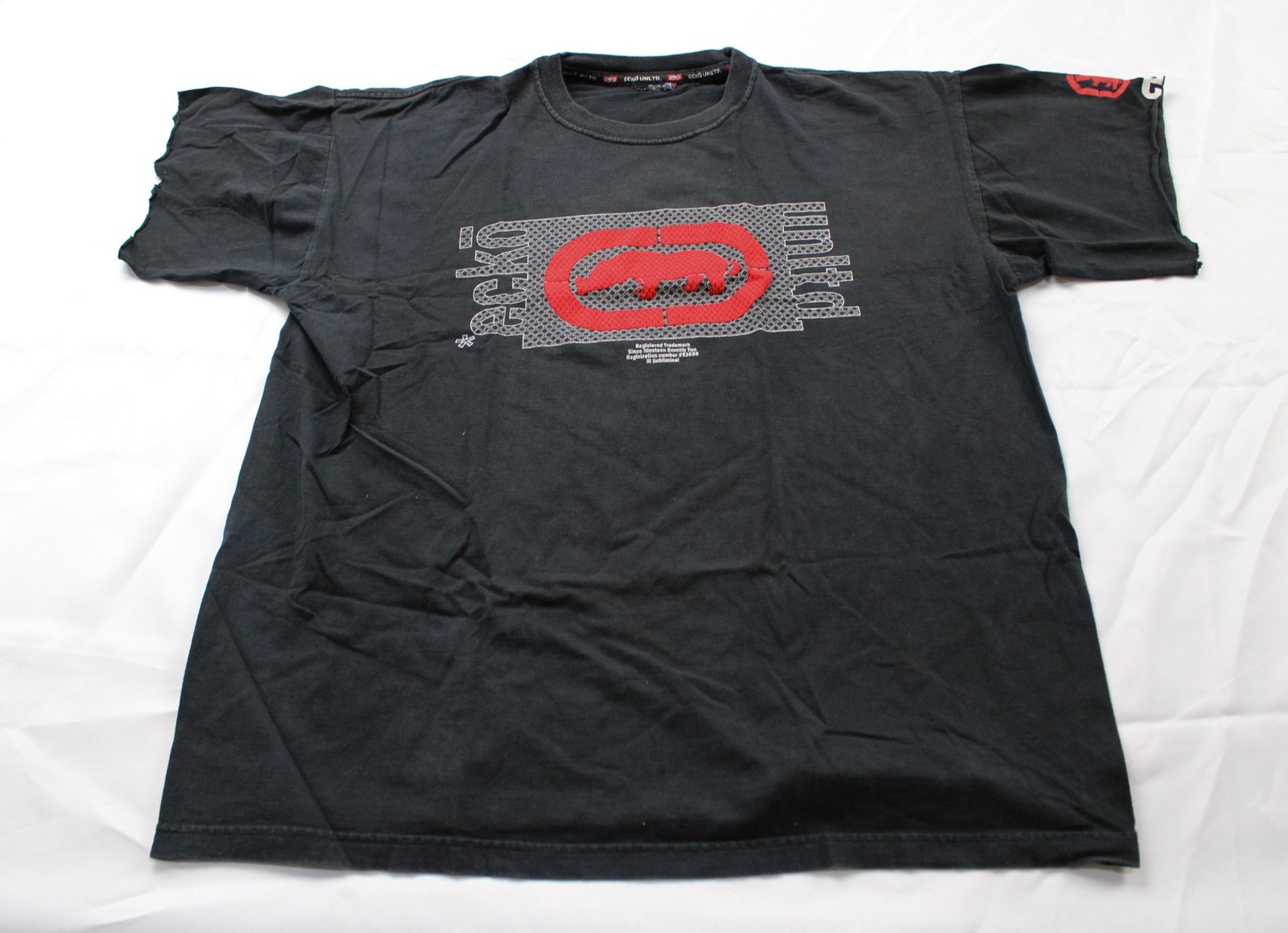 Ecko Unltd. Men's Chain Link Fence Logo T-Shirt JL3 Black See Description gallery