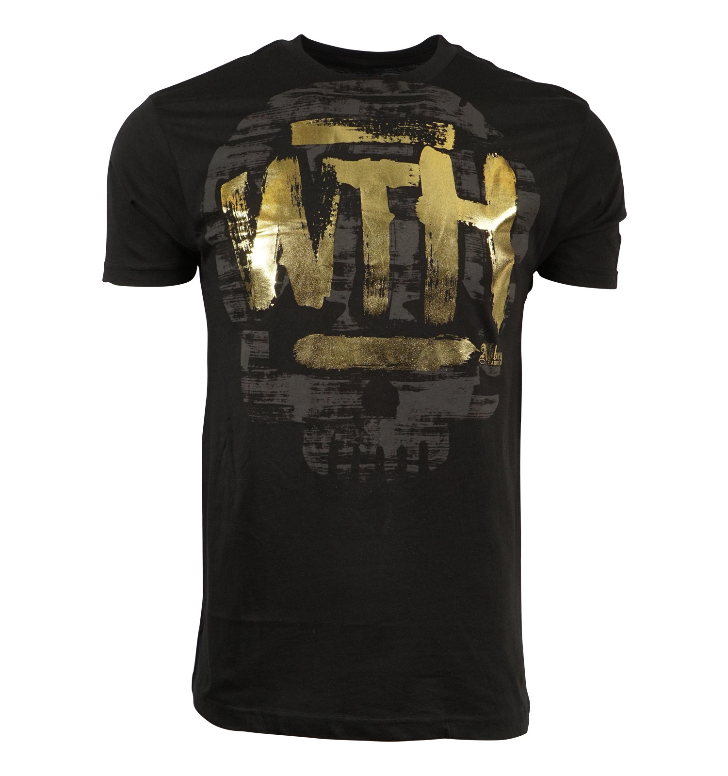 Abbey Dawn What the Hell Black Gold Men T Shirt