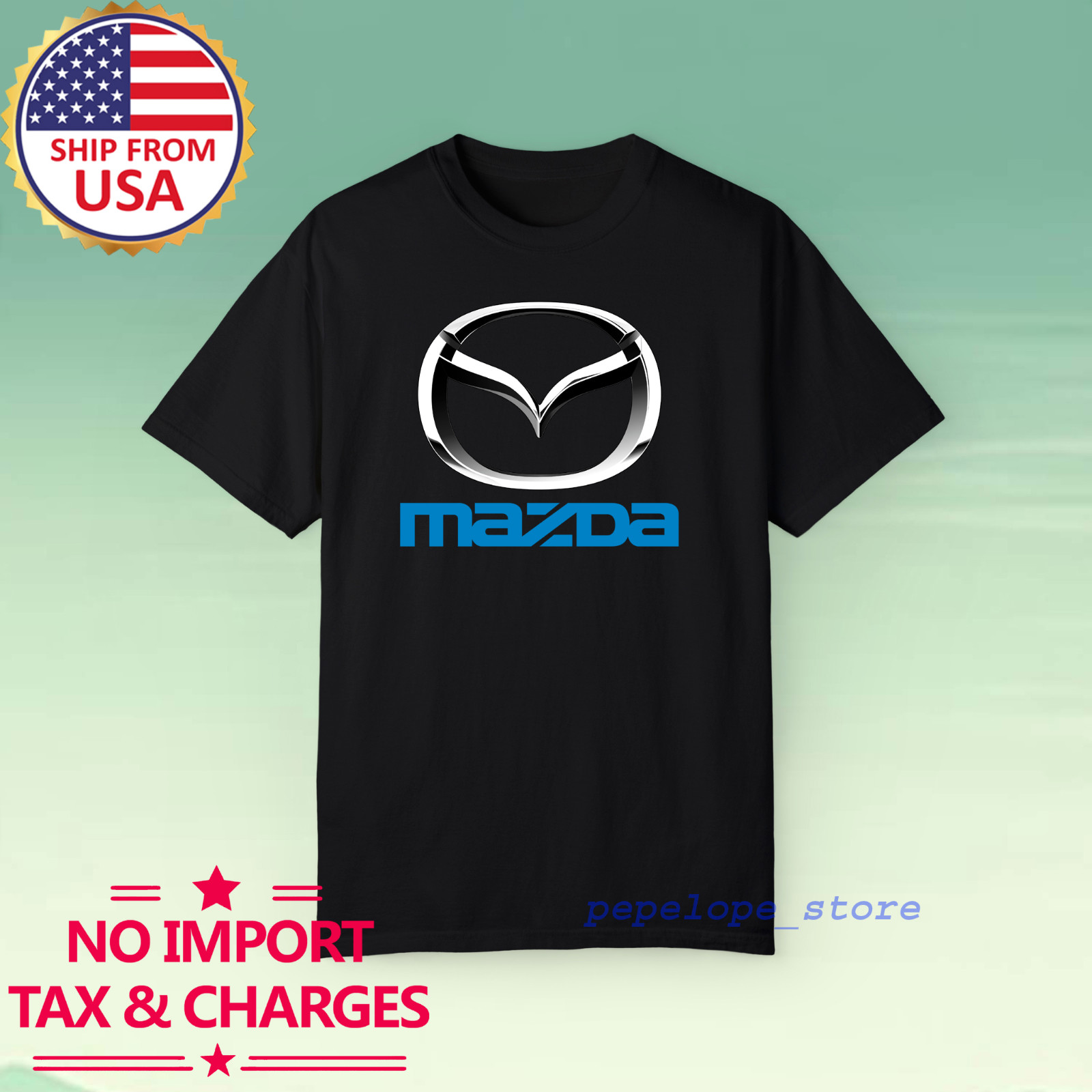 MAZDA Racing Car Men's Black Size S-5XL gallery
