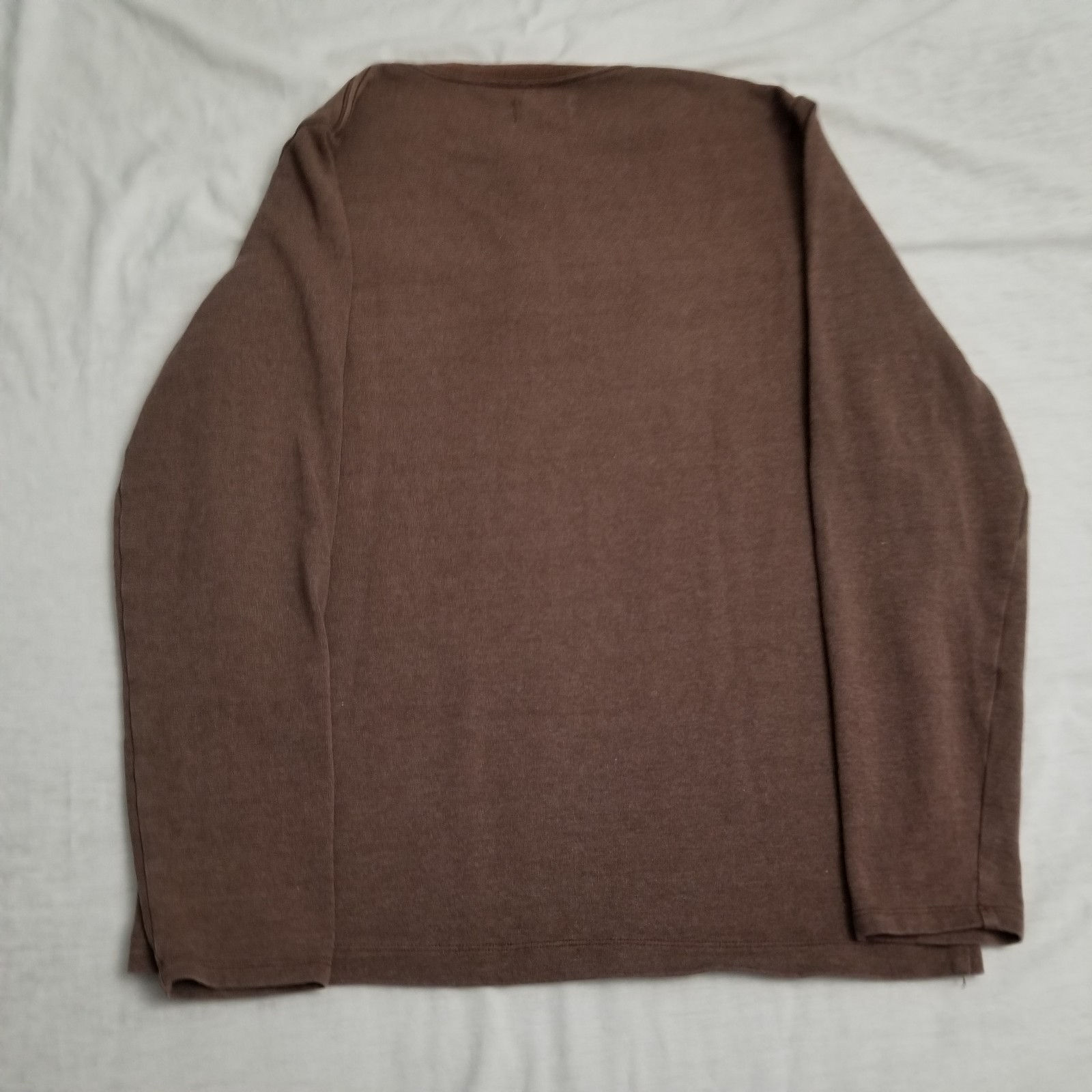 Taylor Stitch Henley Shirt Mens 38 Small Brown Long Sleeve Outdoors Casual gallery