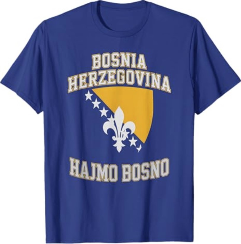 Proud Bosnia Dragon HAJMO BOSNO Country Favorite Cheer Game T-Shirt gallery