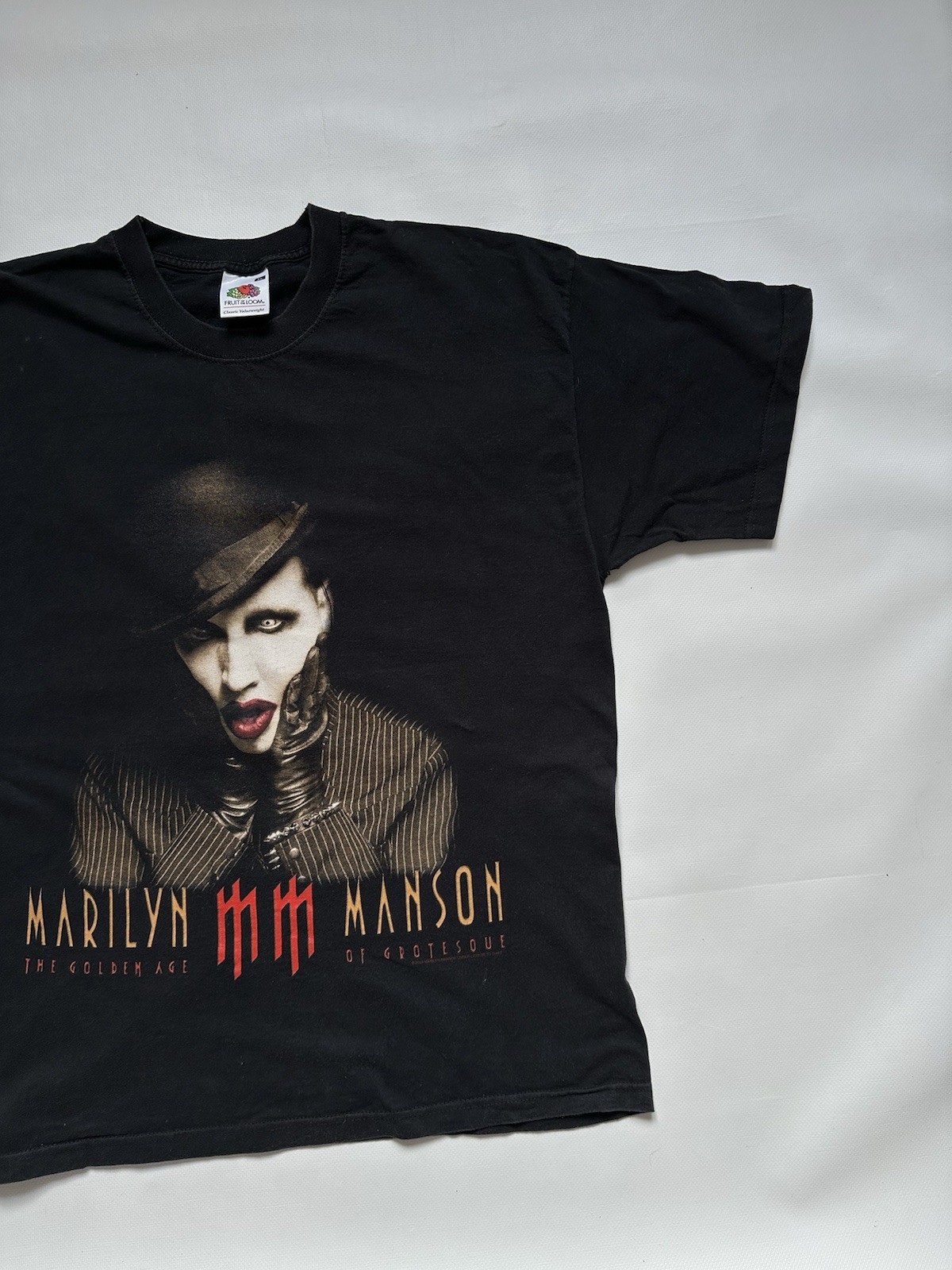 Vintage 2003 Marilyn Manson The Golden Age of Grotesque Burlesque T-Shirt gallery