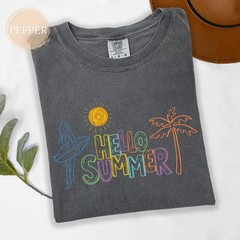 Hello Summer Comfort Tee Summer